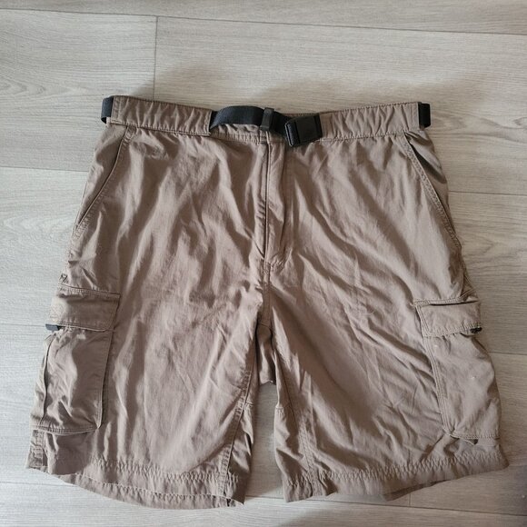 Eastern Mountain Sports Mens Cargo Shorts W/ Adjustable Belt & Pockets - Size 32 - Picture 1 of 6